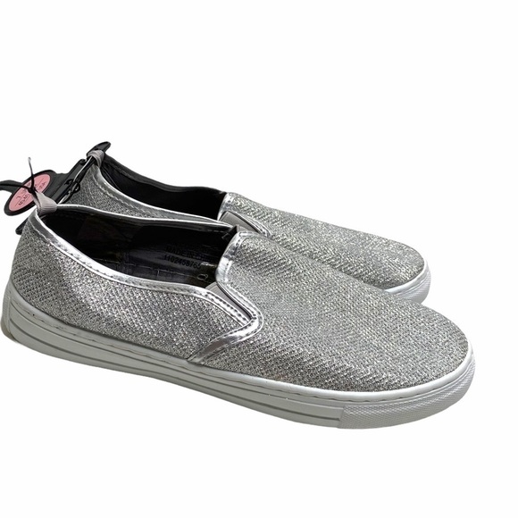 brand new! slip on silver sparkle sneaker - Picture 1 of 9